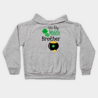 'Tis The Middle Brother, St. Patrick's Day Kids Hoodie